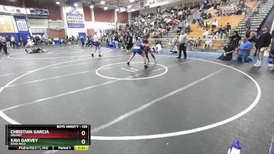 126 lbs Cons. Semi - Kavi Garvey, Dana Hills vs Christian Garcia, Walnut