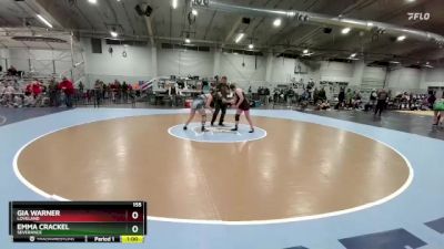 155 lbs Cons. Round 3 - Gia Warner, Loveland vs Emma Crackel, Severance