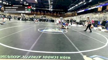 144 lbs Quarterfinal - Mason Basile, Jesuit vs Kayden Fogarty, Indian Land