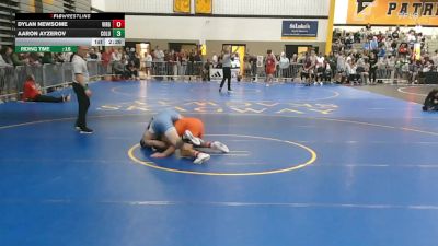 184Black lbs Rr Rnd 2 - Dylan Newsome, Virginia vs Aaron Ayzerov, Columbia