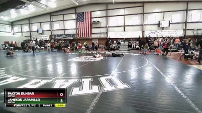 50 lbs Semifinal - Paxton Dunbar, Uintah vs Jameson Jaramillo, Uintah