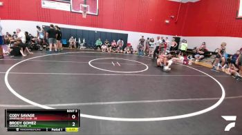 165 lbs Round 1 (6 Team) - Brody Gomez, Kansas Silver vs Cody Savage, Spartan Mat Club