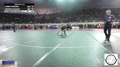 94 lbs Consi Of 16 #1 - Landry Walters, Duncan Middle School vs Preston Hackler, Edmond Memorial