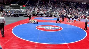 144-6A 1st Place Match - Rod Zow, Camden County vs Drew Gorman, Buford HS