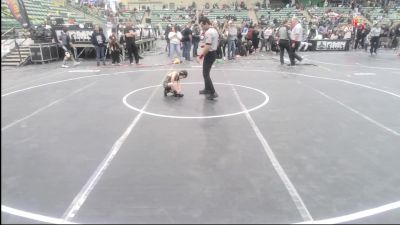46 lbs Consi Of 8 #2 - Montana Coberly, Salem Elite vs Abel Calderon, The Rock Of Redmond