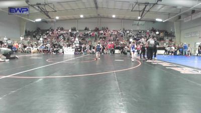 67 lbs Quarterfinal - Bexley Leisinger, Choctaw Ironman vs Bodey Phillips, Bristow Youth Wrestling