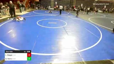 88 lbs Consi Of 4 - Lance Baggs, Cody WC vs Breckin Henry, Camel Kids