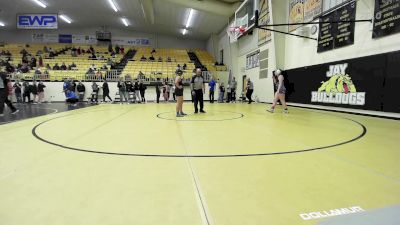 190 lbs 5th Place - Emily Smith, Little Axe Womens Wrestling vs Julisa Herrera, Miami OK Girls High School