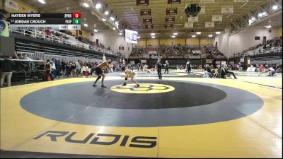 190 lbs Consi Of 16 #2 - Hayden Myers, St. Paul's School For Boys vs Jordan Crouch, Pope Saint John Paul II Preparatory School