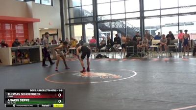 J-6 lbs Quarterfinal - Anakin Deppe, DC Elite vs Thomas Schoenbeck, LMWC