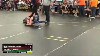 53 lbs 1st Place Match - Michael Zorichak, Mentor Youth Wc vs Keaton Kowalewski, NBWC