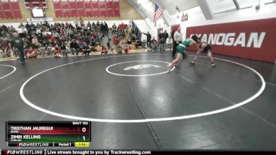 165 1A Semifinal - Zimri Kelling, Chelan vs Tristhan Jauregui, Omak