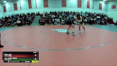 130 lbs Semifinal - Kai Gaetjens, Mogadore vs Mia Lee, Mass. Perry