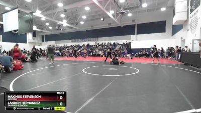 175 lbs Cons. Round 6 - Landon Hernandez, Santiago (Corona) vs Maximus Stevenson, HESPERIA