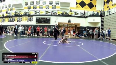 87 lbs Cons. Round 3 - Nolan Culp, Central Indiana Academy Of Wrestling vs Eli Bailey, Contenders Wrestling Academy