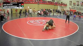 150 lbs Champ. Round 2 - Bobby Rothenberger, Kentwood vs Lane Crawford, Cascade