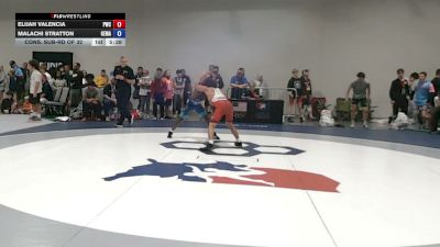57 kg Cons. Sub-rd Of 32 - Elijah Valencia, Patriot Wrestling Club vs Malachi Stratton, George Mason