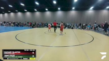140-164 lbs Round 2 - Zachary Blanton, Spartan Mat Club vs Tripp Foust, Texas Eagle Wrestling Academy