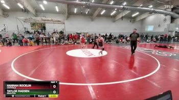 120 lbs Champ. Round 3 - Taylor Madsen, Brighton vs Hannah Rocklin, Chatfield