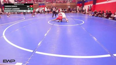 150 lbs Consi Of 4 - Carson Ugrich, Bixby HS Boys vs Bradley Lazzerini, Owasso High School