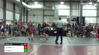 102 lbs Round Of 16 - Royce Lopez, Toss 'em Up vs Connor Fiser, Moen Wrestling Academy