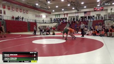 285 lbs 1st Place Match - Isaac Ericson, Waukon vs Zach Conlon, Dubuque Hempstead