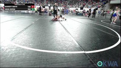49 lbs Quarterfinal - Barrett Smith, Team Tulsa Wrestling Club vs Keon Ooton, Prodigy NDT