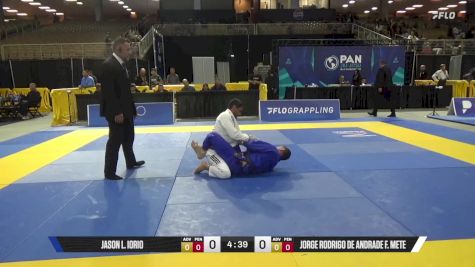 Jorge Rodrigo De Andrade F. Mete vs Jason L. Iorio 2025 Pan Jiu Jitsu IBJJF Championship