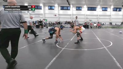 150 lbs Round 3 (4 Team) - Connor Hoffman, Leps WC vs Cadyn Crawford, Wrecking Crew WC