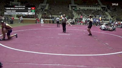 7A 144 lbs 1st Place Match - Grier Hunt, Enterprise HS vs John Wallace Baxley, Prattville