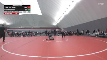 133 lbs Champ. Round 2 - Vincent Paino, Unattached - Purdue vs Cayden Glass, King