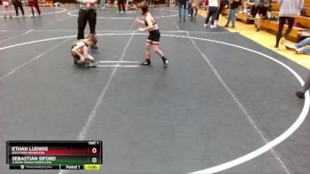 61 lbs Round 2 - Ethan Ludwig, Backyard Brawlers vs Sebastian Siford, Junior Indian Wrestling