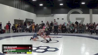 85 lbs Round 3 - Caleb Kuberry, Westshore vs Nick Beauchamp, Indiana Outlaws