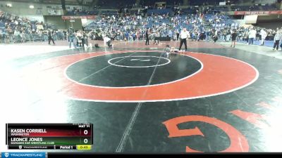 77 lbs Cons. Round 7 - Leonce Jones, Damaged Ear Wrestling Club vs Kasen Corriell, Washington