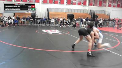 106 lbs Consi Of 8 #2 - Christian Ortiz, Chelmsford vs Luca Finocchiaro, Methuen