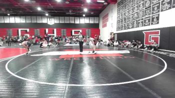 106 lbs Quarterfinals (16 Team) - Chance Povey, American Falls vs William Gutierrez, Gooding High School