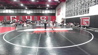 106 lbs Quarterfinals (16 Team) - Chance Povey, American Falls vs William Gutierrez, Gooding High School