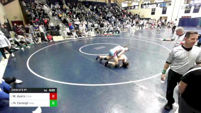 160 lbs Consi Of 8 #1 - Macon Ayers, Staunton River vs Nate Consigli, Northfield Mt. Hermon