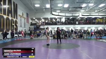 138 lbs Champ. Round 1 - Samantha Bultron, Adrian College vs Alissa Caltagirone, Northern Michigan University