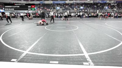 155 lbs Consi Of 4 - Andrew Clayton, Central Kentucky Wrestling Academy vs Evin Blake, Wilson Central High School