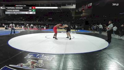 285 lbs Cons. Round 1 - Rafeaell Gabales, Lodi vs David Moreno, El Capitan