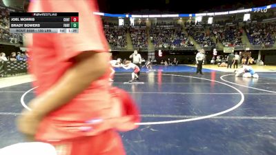 130 lbs Round Of 32 - Joel Morris, Central Martinsburg vs Brady Bowers, Fort LeBoeuf