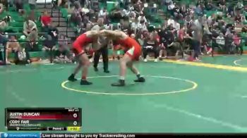 190 lbs Champ. Round 2 - Justin Duncan, WAUSEON vs Cody Fair, Washington (Massillon)