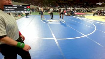 5A Boys 215 lbs Quarterfinal - Jackson Doman, Canby Boys vs Jarrett Kelly, Canby Boys