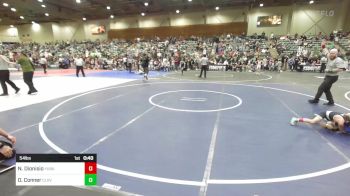 54 lbs Round Of 16 - Nash Dionisio, Yuba Sutter Combat vs Owen Conner, Cloverdale Wresting Club