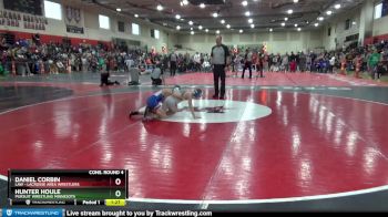 85 lbs Cons. Round 4 - Hunter Houle, Pursuit Wrestling Minnesota vs Daniel Corbin, LAW - Lacrosse Area Wrestlers