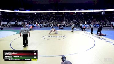 I-138 lbs 3rd Place Match - Manuel Gonzales, Indian River vs Gabriel Goss, Burnt Hills