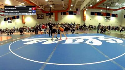87-102 lbs Round 2 - Cataleya Erazo, Powhatan Youth Wrestling Club vs Maeve Dunn, Cavalier Wrestling Club