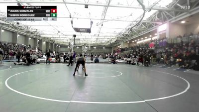 126 lbs Consi Of 16 #2 - Julius Gonzales, New Britain vs Simon Rodriguez, Ridgefield