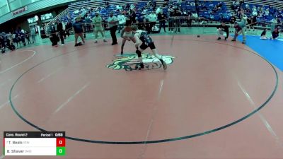 14U Boys - 120 lbs Cons. Round 2 - Te'Jon Beals, Victory Elite Wrestling vs Bradley Shaver, Ohio